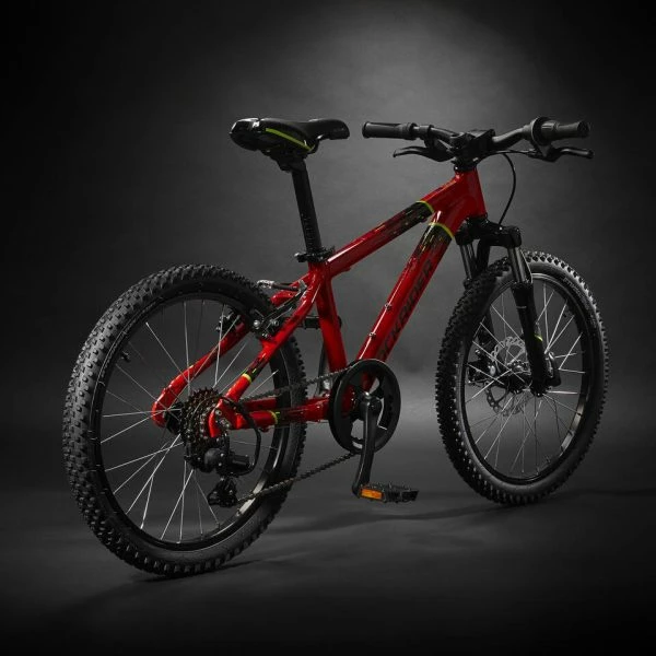 RECONDITIONNÉ - VTT ENFANT ROCKRIDER ST 900 20 POUCES 6-9 ANS ROUGE - TRÈS BON – Image 3