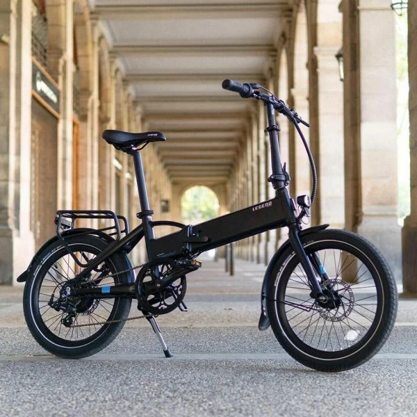 VÉLO ÉLECTRIQUE PLIANT 20" SMARTBIKE - LEGEND MONZA 14AH NOIR – Image 3