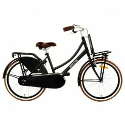 VÉLO ENFANT NOGAN VINTAGE - 22 POUCES - NOIR MAT