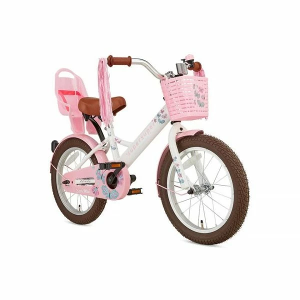 VÉLO ENFANT SUPERSUPER LITTLE MISS - 16 POUCES - BLANC – Image 2