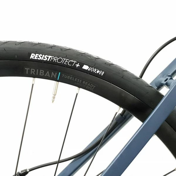 VÉLO ROUTE CYCLOTOURISME RC120 DISQUE MARINE ORANGE – Image 10