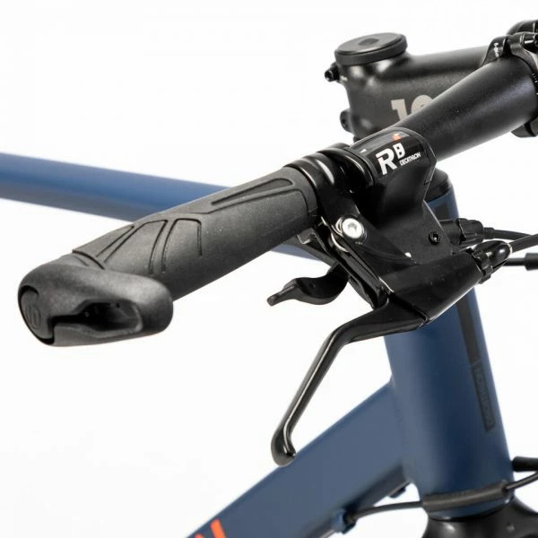 VÉLO ROUTE CYCLOTOURISME RC120 FLAT BAR DISQUE MARINE ORANGE – Image 6