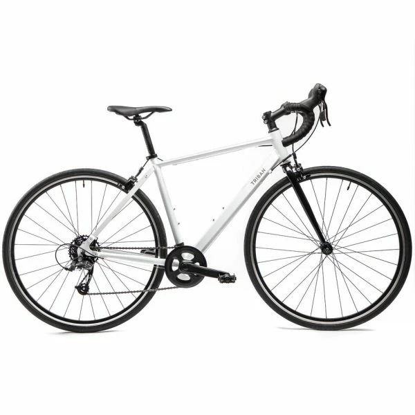 VÉLO ROUTE FEMME TRIBAN EASY BLANC