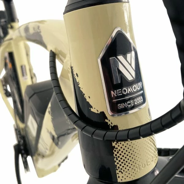 VÉLO VTT ÉLECTRIQUE - NEOMOUV ENARA - CRÈME 27,5" – Image 3