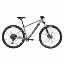 VÉLO VTT RANDONNÉE EXPLORE 520 GRIS ROUGE 29"